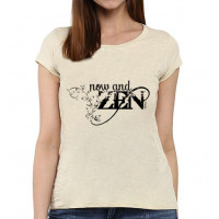 Ladies T-shirt - Now & Zen Crew Neck Ladies T-shirt - Now & Zen Crew Neck