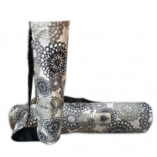 Yoga Mat Bag - Silver Mandala Fabric Yoga Mat Bag - Silver Mandala Fabric