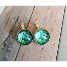 Peacock Earrings